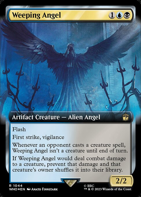 WHO: Weeping Angel (Extended Art) (Surge Foil)