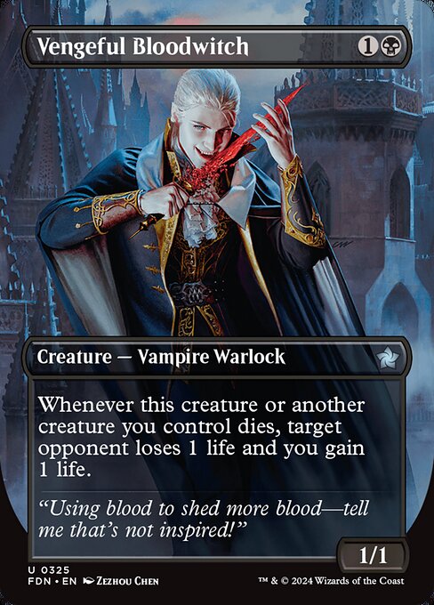 FDN: Vengeful Bloodwitch (Borderless)