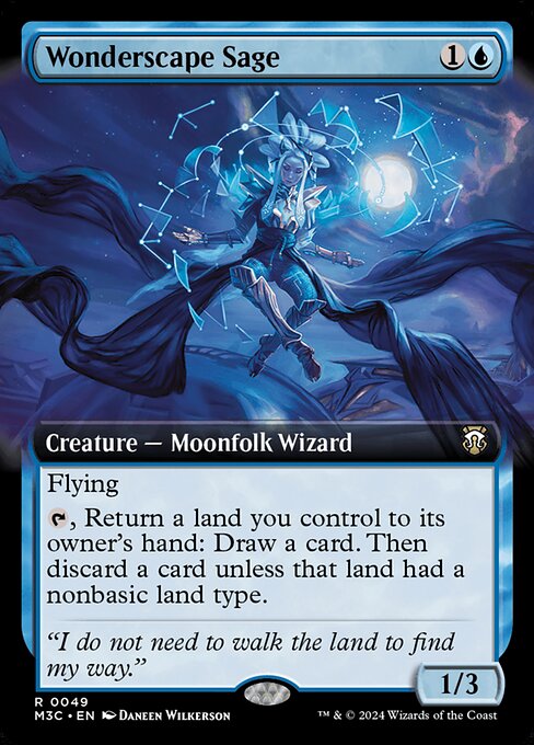 M3C: Wonderscape Sage (Extended Art) (Foil)