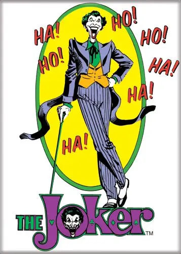 Joker Leaning on Cane Magnet