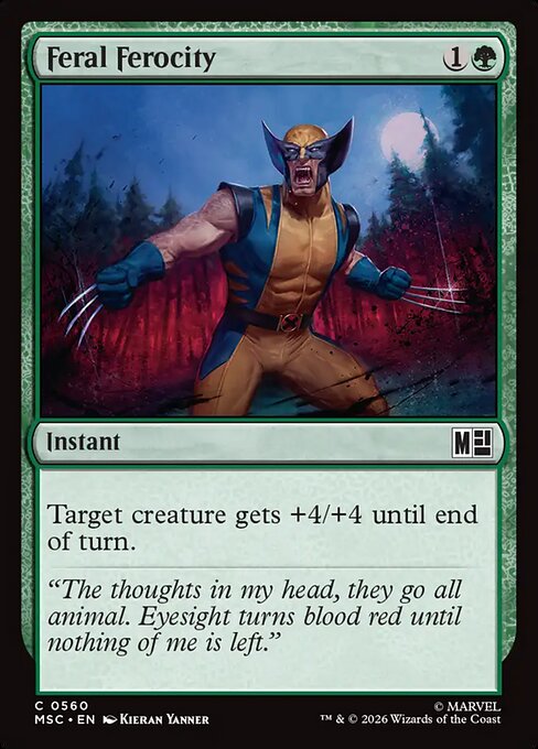 MSC: Feral Ferocity