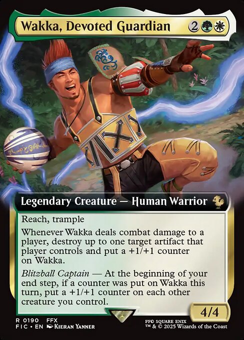 FIC: Wakka, Devoted Guardian (Extended Art) (Foil)