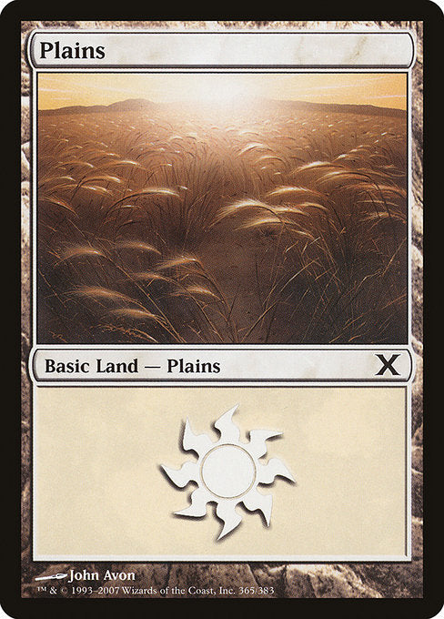 10E: Plains (365) (Foil)