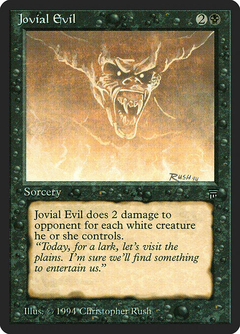 LEG: Jovial Evil