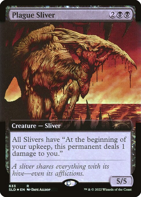SLD: Plague Sliver (Extended Art) (Foil)