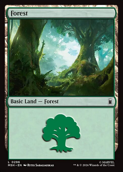 MSH: Forest (0296) (Foil)