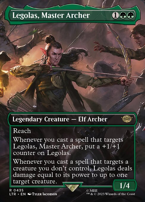 LTR: Legolas, Master Archer (Borderless) (Foil)