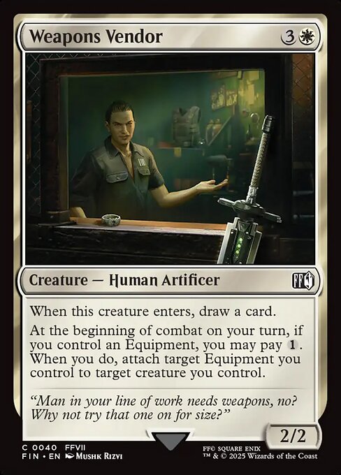 FIN: Weapons Vendor (Foil)
