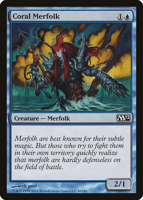 M12: Coral Merfolk (Foil)