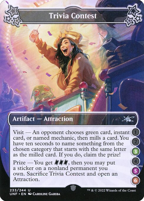 UNF: Trivia Contest (3-5-6)