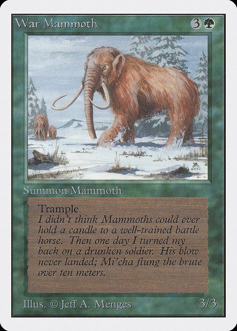 2ED: War Mammoth