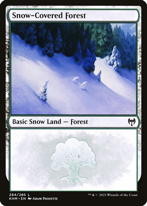 KHM: Snow-Covered Forest (284) (Foil)