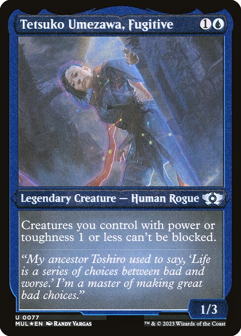 MUL: Tetsuko Umezawa, Fugitive (Foil Etched)