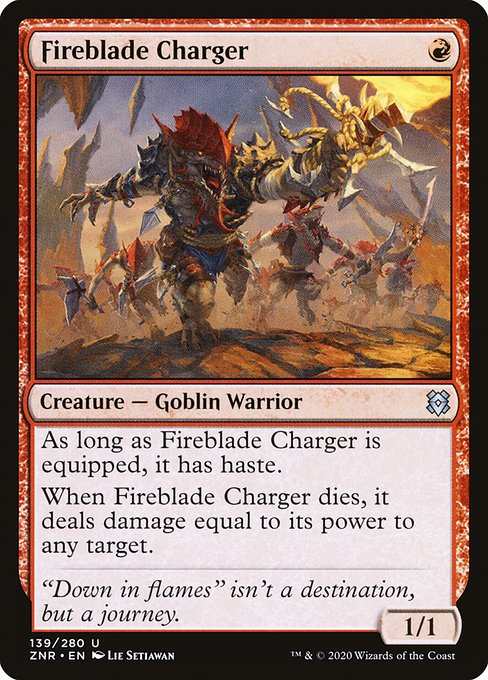 ZNR: Fireblade Charger (Foil)