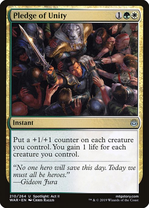 WAR: Pledge of Unity (Foil)