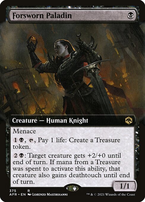 AFR: Forsworn Paladin (Extended Art) (Foil)