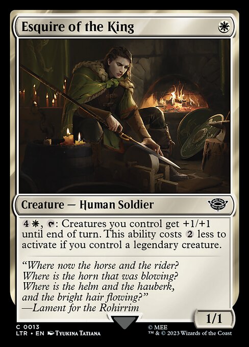 LTR: Esquire of the King (Foil)