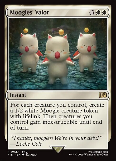 FIN: Moogles' Valor (Foil)