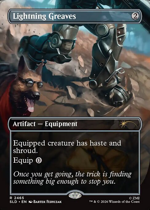 SLD: Lightning Greaves (2465) (Foil)