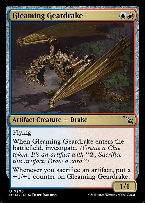 MKM: Gleaming Geardrake (Foil)
