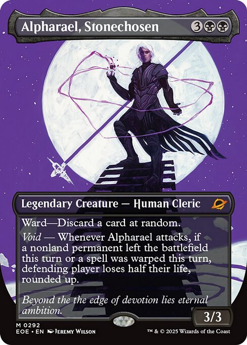 EOE: Alpharael, Stonechosen (Borderless) (Foil)