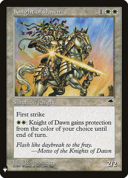 PLST: Knight of Dawn
