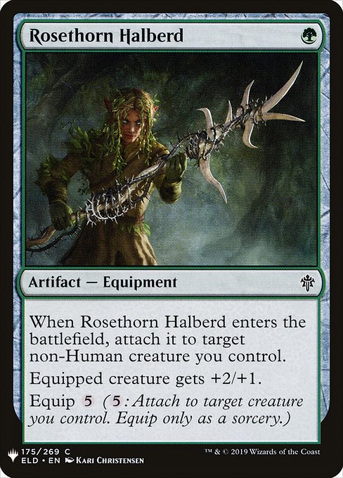 PLST: Rosethorn Halberd