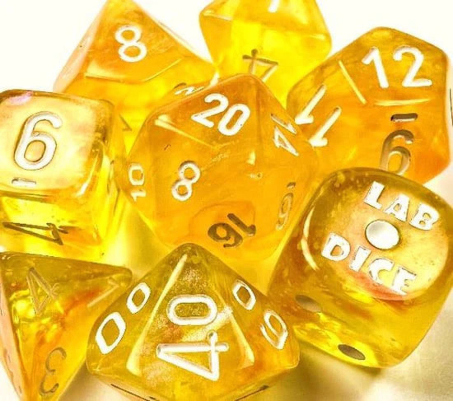 Chessex Lab Dice Polyhedral 7-Die Set