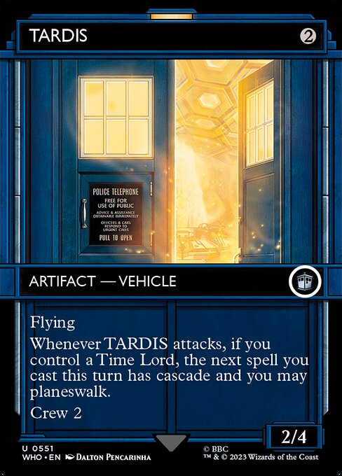 WHO: TARDIS (Showcase) (Foil)