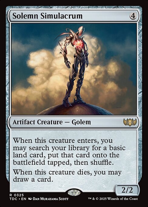 TDC: Solemn Simulacrum