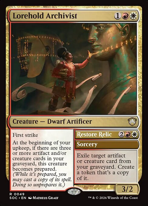 SOC: Lorehold Archivist