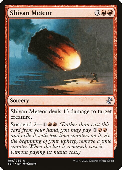 TSR: Shivan Meteor (Foil)