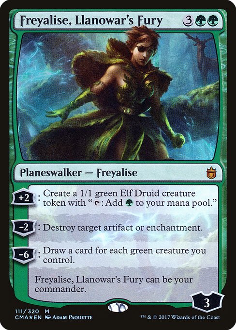 CMA: Freyalise, Llanowar's Fury (Foil)