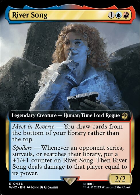 WHO: River Song (Extended Art) (Foil)