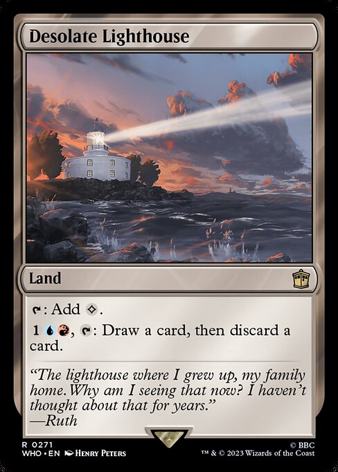 WHO: Desolate Lighthouse