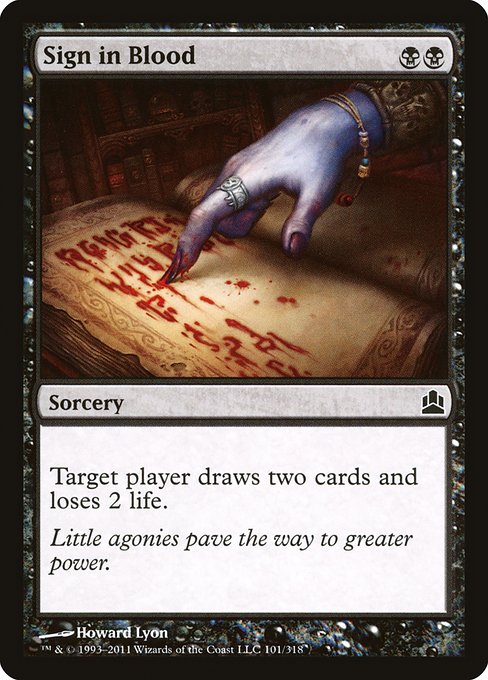CMD: Sign in Blood
