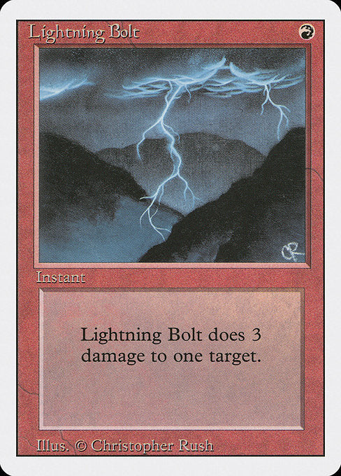 3ED: Lightning Bolt