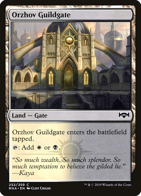 RNA: Orzhov Guildgate (252) (Foil)