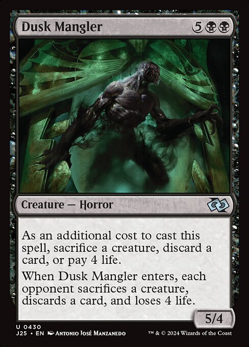 J25: Dusk Mangler