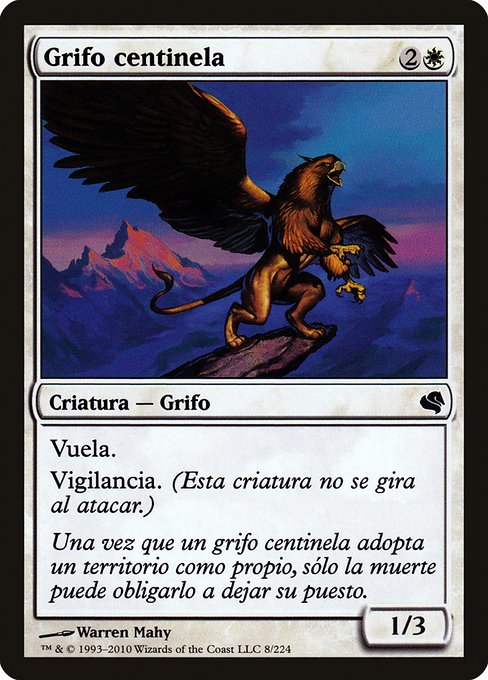 PS11: Griffin Sentinel (Spanish) - "Grifo centinela"