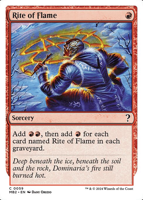 MB2: Rite of Flame (White Border)