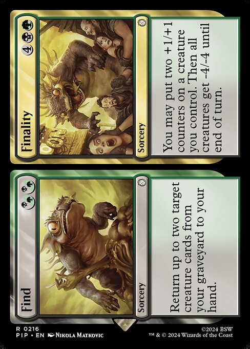 PIP: Find // Finality (Foil)