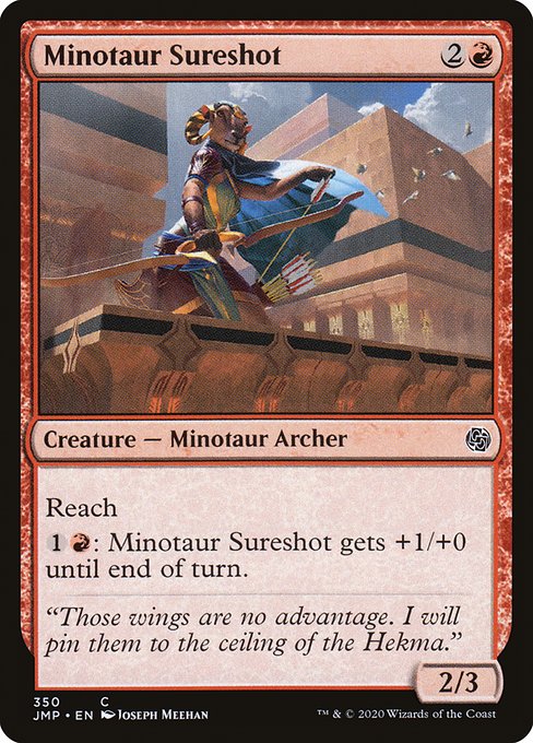 JMP: Minotaur Sureshot