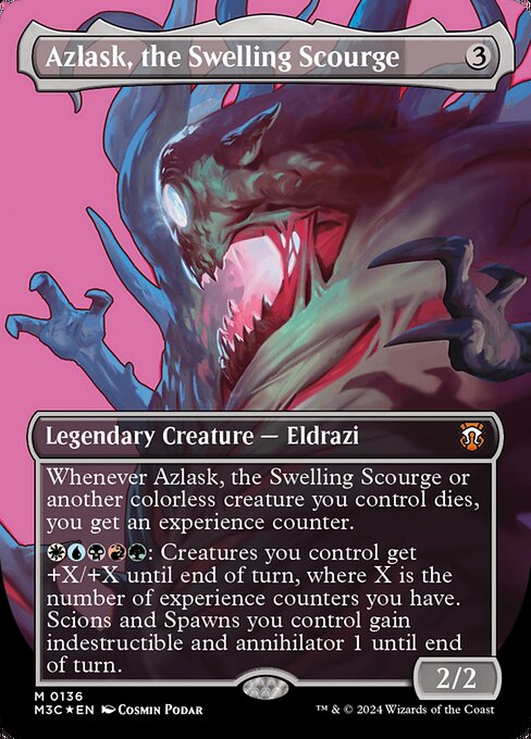 M3C: Azlask, the Swelling Scourge (Borderless) (Ripple Foil)
