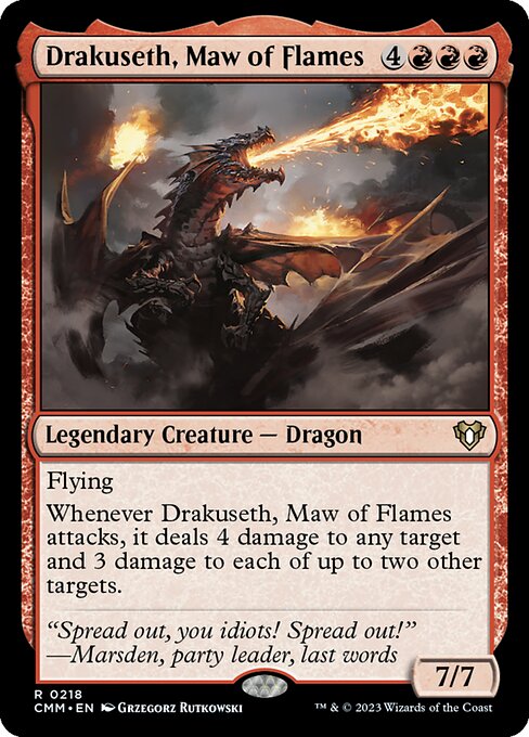 CMM: Drakuseth, Maw of Flames (Foil)