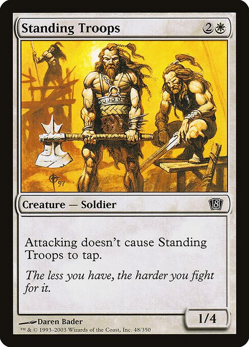 8ED: Standing Troops (Foil)