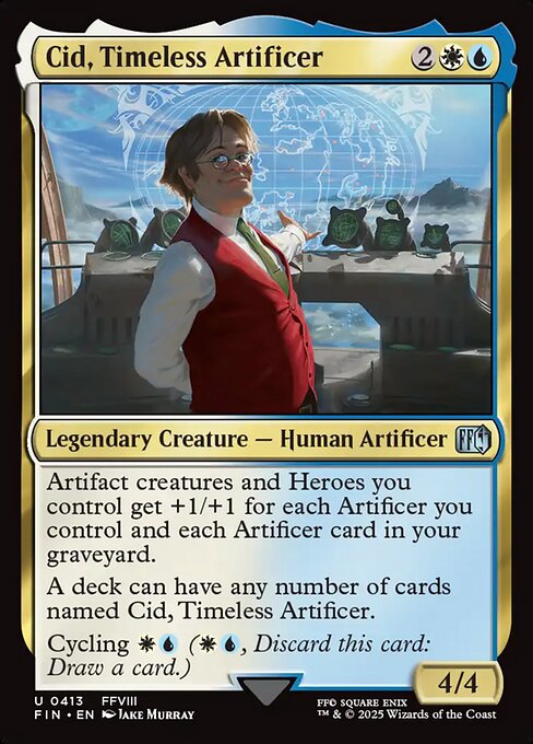 FIN: Cid, Timeless Artificer (0413) (Foil)