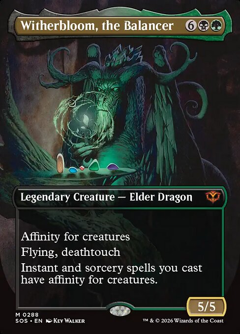 SOS: Witherbloom, the Balancer (Borderless) (Foil)