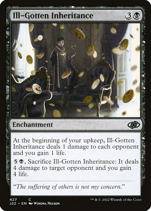 J22: Ill-Gotten Inheritance