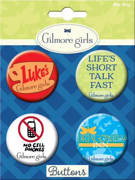 Gilmore Girls BT4 1 Carded 4 Button Set